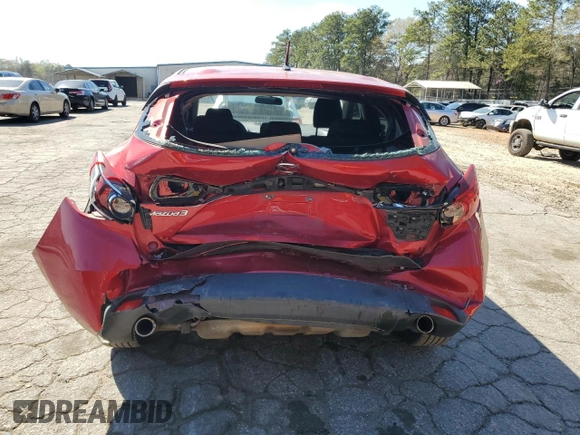 2016 Mazda 3 i Sport with VIN 3MZBM1K73GM258448, listed as a Copart auction lot 50324015 with 90,100 mi miles and Salvage Title. Bid and sale history available at DreamBid. Image 6.