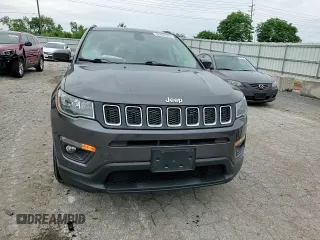 2018 Jeep Compass Latitude with VIN 3C4NJCBB0JT376754, listed as a Copart auction lot 58494345 with 93,092 mi miles and Salvage title. Bid and sale history available at DreamBid. Image 13.