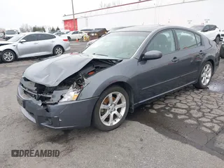 2007 Nissan Maxima 3.5 SL with VIN 1N4BA41EX7C863457, listed as a IAAI auction lot 41633447 with 60,492 mi miles. Bid and sale history available at carsss.com. Image 17.