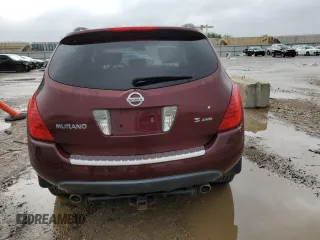 2007 Nissan Murano SL with VIN JN8AZ08W67W647145, listed as a Copart auction lot 54772775 with Not Provided miles and Clean Title. Bid and sale history available at carsss.com. Image 6.