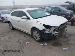 2014 Buick LaCrosse with VIN 1G4GA5GR5EF166348, listed as a IAAI auction lot 41645471 with 145,378 mi miles. Bid and sale history available at carsss.com. Image 1.
