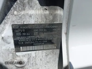 2020 Hyundai Elantra SEL with VIN 5NPD84LF9LH573844, listed as a IAAI auction lot 42232447 with 142,689 mi miles and . Bid and sale history available at DreamBid. Image 9.