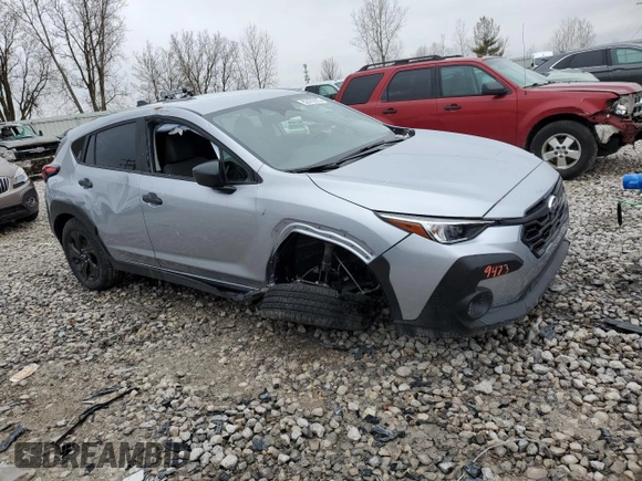 2024 Subaru Crosstrek z VIN JF2GUABC9R8887498, wystawiony jako Copart lot #52479215 z przebiegiem 988 mil mil oraz Szkoda całkowita • Salvage title. Historia ofert i sprzedaży dostępna na DreamBid. Obrazek 4.