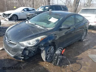 2016 Hyundai Elantra SE with VIN 5NPDH4AEXGH791274, listed as a IAAI auction lot 41613229 with 185,806 mi miles. Bid and sale history available at carsss.com. Image 17.