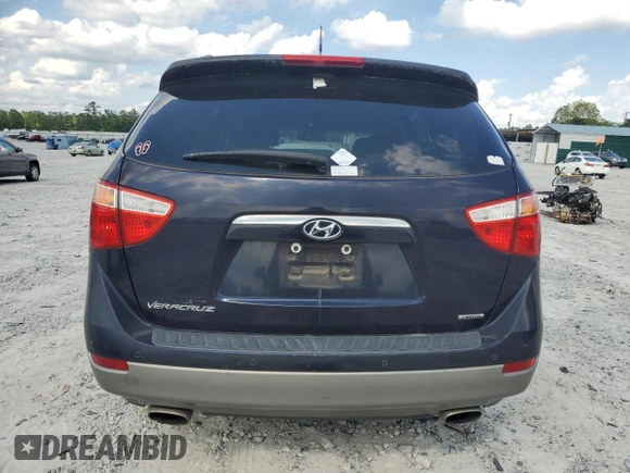 2012 Hyundai Veracruz Limited with VIN KM8NU4CC6CU187115, listed as a Copart auction lot 55298735 with 288,130 mi miles and Clean Title. Bid and sale history available at DreamBid. Image 6.