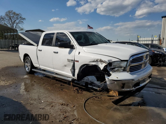 2018 Ram 1500 Outdoorsman with VIN 1C6RR7TT4JS177868, listed as a Copart auction lot 50699295 with 124,974 mi miles and Salvage title. Bid and sale history available at DreamBid. Image 4.