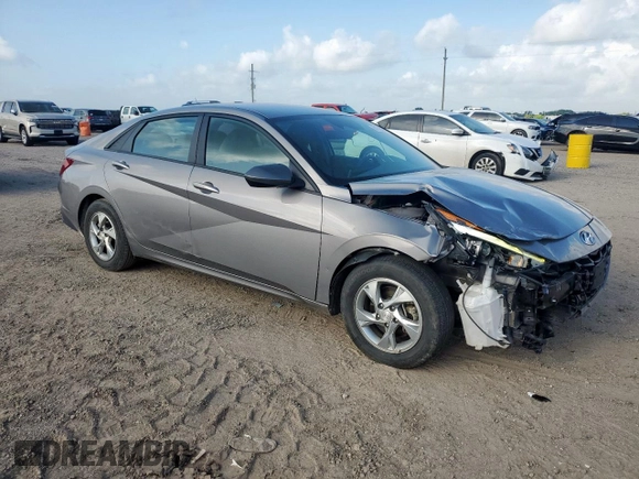 2023 Hyundai Elantra SE with VIN KMHLL4AG5PU448966, listed as a Copart auction lot 61752585 with 42,679 mi miles and Salvage title. Bid and sale history available at DreamBid. Image 4.