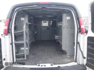 2019 Chevrolet Express Cargo Van with VIN 1GCWGAFP6K1243793, listed as a IAAI auction lot 41799107 with 106,566 mi miles. Bid and sale history available at carsss.com. Image 8.