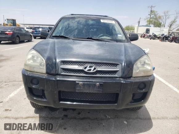 2006 Hyundai Tucson GL with VIN KM8JM12B66U342188, listed as a Copart auction lot 63140444 with 168,587 mi miles and Salvage Title. Bid and sale history available at carsss.com. Image 5.
