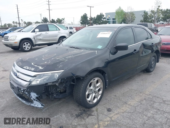 2011 Ford Fusion SE with VIN 3FAHP0HA2BR322918, listed as a IAAI auction lot 41886035 with 250,462 mi miles. Bid and sale history available at carsss.com. Image 2.