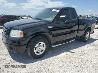 2007 Ford F-150 XL with VIN 1FTRF12217KA80336, listed as a Copart auction lot 52753575 with 54,806 mi miles and Salvage Title. Bid and sale history available at carsss.com. Image 1.