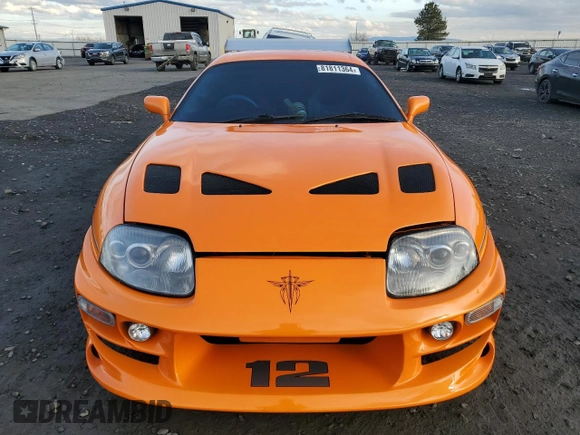 1993 Toyota Supra с VIN JZA800013665, выставлен на аукционе Copart как лот 81811364 с пробегом 150 933 миль миль и Чистый • Clean title. История ставок и продаж доступна на DreamBid. Изображение 5.