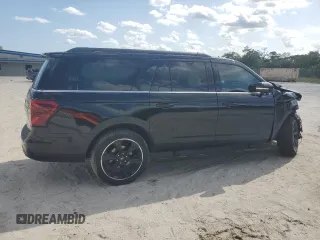 2024 Ford Expedition Max Limited with VIN 1FMJK2A83REB14942, listed as a Copart auction lot 53017715 with 9,928 mi miles and Salvage title. Bid and sale history available at DreamBid. Image 3.