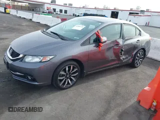 2015 Honda Civic Sedan EX-L with VIN 2HGFB2F97FH532485, listed as a IAAI auction lot 41089736 with 73,706 mi miles. Bid and sale history available at carsss.com. Image 2.