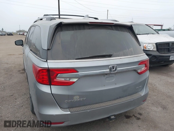 2019 Honda Odyssey Elite with VIN 5FNRL6H94KB109442, listed as a IAAI auction lot 41613350 with 75,986 mi miles and . Bid and sale history available at DreamBid. Image 3.