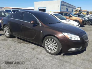 2011 Buick Regal CXL RL6 with VIN W04GU5GC5B1099194, listed as a Copart auction lot 57418874 with 95,629 mi miles and Salvage Title. Bid and sale history available at carsss.com. Image 4.