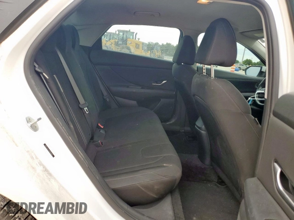 2021 Hyundai Elantra SEL z VIN 5NPLS4AG9MH016863, wystawiony jako Copart lot #59924195 z przebiegiem 33 353 mil mil oraz Szkoda całkowita • Salvage title. Historia ofert i sprzedaży dostępna na DreamBid. Obrazek 10.