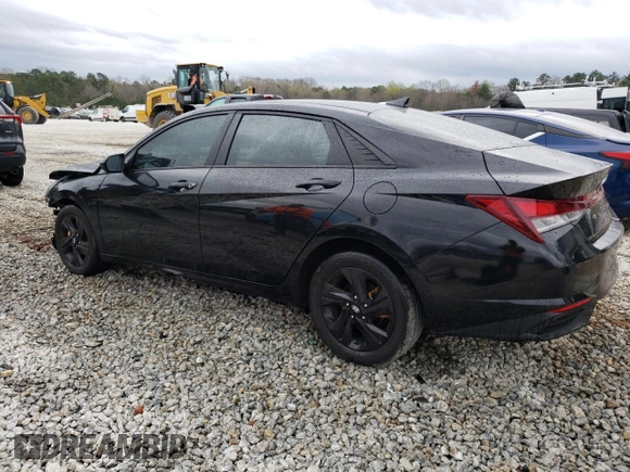2021 Hyundai Elantra SEL with VIN 5NPLS4AG5MH023079, listed as a Copart auction lot 46141644 with 77,609 mi miles and Salvage Title. Bid and sale history available at carsss.com. Image 2.