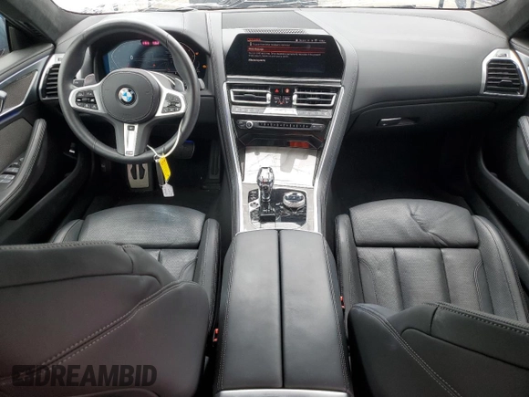 2022 BMW 8 Series 840i with VIN WBAGV2C09NCH74342, listed as a Copart auction lot 55162895 with 12,745 mi miles and Salvage Title. Bid and sale history available at DreamBid. Image 8.