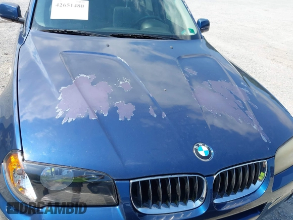 2006 BMW X3 3.0i with VIN WBXPA93416WG85488, listed as a IAAI auction lot 42651480 with 161,847 mi miles and . Bid and sale history available at DreamBid. Image 12.