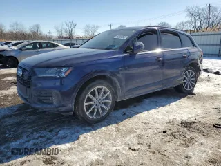 2023 Audi Q7 Premium Plus with VIN WA1LCBF71PD030402, listed as a Copart auction lot 46232265 with 24,295 mi miles and Salvage title. Bid and sale history available at DreamBid. Image 1.