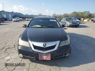 2009 Acura RL Tech Pkg with VIN JH4KB266X9C001760, listed as a Copart auction lot 52303615 with 232,253 mi miles and Salvage Title. Bid and sale history available at carsss.com. Image 5.