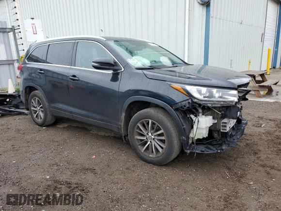 2019 Toyota Highlander SE z VIN 5TDJZRFH7KS598809, wystawiony jako Copart lot #56323355 z przebiegiem 275 728 mil mil oraz Szkoda całkowita • Salvage title. Historia ofert i sprzedaży dostępna na DreamBid. Obrazek 4.