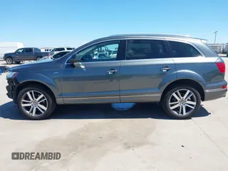 2015 Audi Q7 Premium Plus with VIN WA1LGAFE7FD002275, listed as a IAAI auction lot 42314167 with 144,291 mi miles and . Bid and sale history available at DreamBid. Image 15.