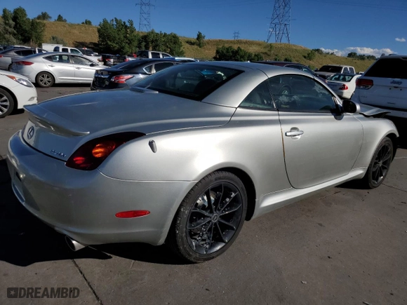 2002 Lexus SC 430 with VIN JTHFN48Y220007658, listed as a Copart auction lot 59899164 with 144,541 mi miles and Salvage Title. Bid and sale history available at carsss.com. Image 3.