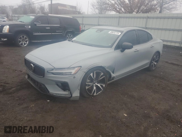2024 Volvo S60 Core Dark Theme with VIN 7JRL12TK0RG282777, listed as a Copart auction lot 49645725 with 35,027 mi miles and Salvage title. Bid and sale history available at DreamBid. Image 1.