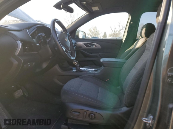 2023 Chevrolet Traverse LT Cloth with VIN 1GNERGKW6PJ148672, listed as a Copart auction lot 49722365 with 81,800 mi miles and Salvage title. Bid and sale history available at DreamBid. Image 7.