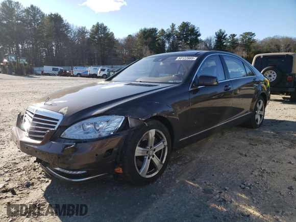2011 Mercedes-Benz S-Class S 550 with VIN WDDNG8GB8BA365715, listed as a Copart auction lot 50122985 with 95,525 mi miles and Clean Title. Bid and sale history available at carsss.com. Image 1.