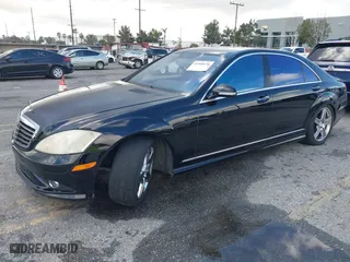 2007 Mercedes-Benz S-Class 5.5L V8 with VIN WDDNG71X07A095952, listed as a IAAI auction lot 41568170 with 192,182 mi miles. Bid and sale history available at carsss.com. Image 18.