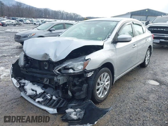2019 Nissan Sentra SV with VIN 3N1AB7AP5KY296695, listed as a IAAI auction lot 41561686 with 48,653 mi miles and . Bid and sale history available at DreamBid. Image 6.