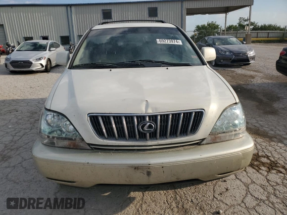 2000 Lexus RX 300 with VIN JT6HF10U9Y0138004, listed as a Copart auction lot 69273974 with 0 mi miles and Salvage Title. Bid and sale history available at carsss.com. Image 5.