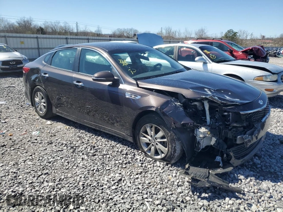 2018 Kia Optima LX with VIN KNAGT4L34J5236395, listed as a Copart auction lot 48531625 with 69,418 mi miles and Salvage Title. Bid and sale history available at DreamBid. Image 4.