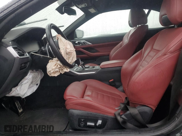 2023 BMW 4 Series 430i xDrive with VIN WBA43AT09PCL18313, listed as a Copart auction lot 45157215 with 20,055 mi miles and Salvage Title. Bid and sale history available at DreamBid. Image 7.