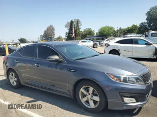 2015 Kia Optima LX with VIN KNAGM4A76F5605252, listed as a Copart auction lot 56244045 with 143,287 mi miles and Salvage title. Bid and sale history available at DreamBid. Image 4.