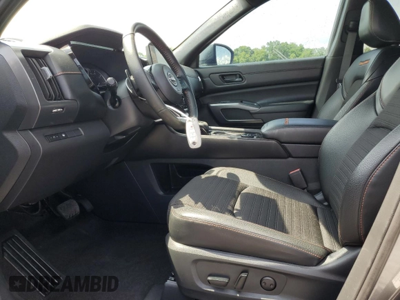2023 Nissan Pathfinder Rock Creek with VIN 5N1DR3BD9PC275069, listed as a Copart auction lot 56987655 with 15,841 mi miles and Salvage title. Bid and sale history available at DreamBid. Image 7.