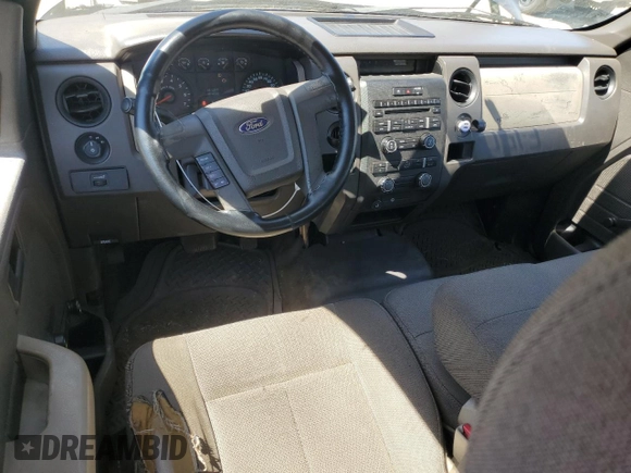 2010 Ford F-150 XL with VIN 1FTEX1CW4AFD39298, listed as a Copart auction lot 49581095 with 190,791 mi miles and Salvage Title. Bid and sale history available at carsss.com. Image 8.