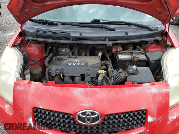 2007 Toyota Yaris with VIN JTDJT923575071926, listed as a Copart auction lot 55469885 with 185,234 mi miles and Clean Title. Bid and sale history available at carsss.com. Image 11.