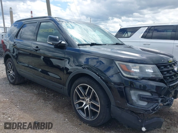 2017 Ford Explorer Sport with VIN 1FM5K8GTXHGC44221, listed as a IAAI auction lot 42320720 with 154,583 mi miles and . Bid and sale history available at DreamBid. Image 6.