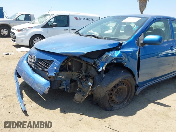 2009 Toyota Corolla with VIN 1NXBU40E39Z073140, listed as a IAAI auction lot 42554988 with 322,083 mi miles and . Bid and sale history available at DreamBid. Image 6.