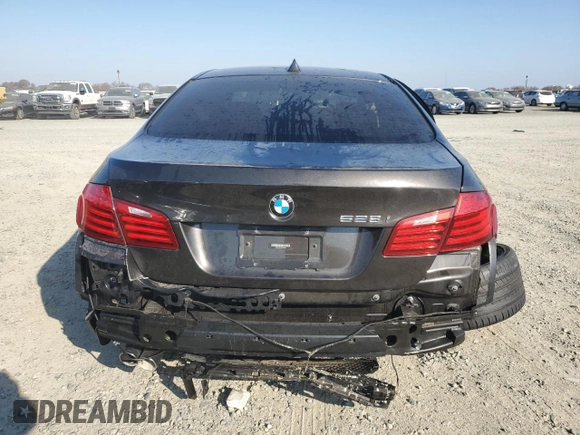 2014 BMW 5 Series 528i with VIN WBA5A5C50ED500857, listed as a Copart auction lot 43080875 with Not Provided miles and Salvage Title. Bid and sale history available at DreamBid. Image 6.