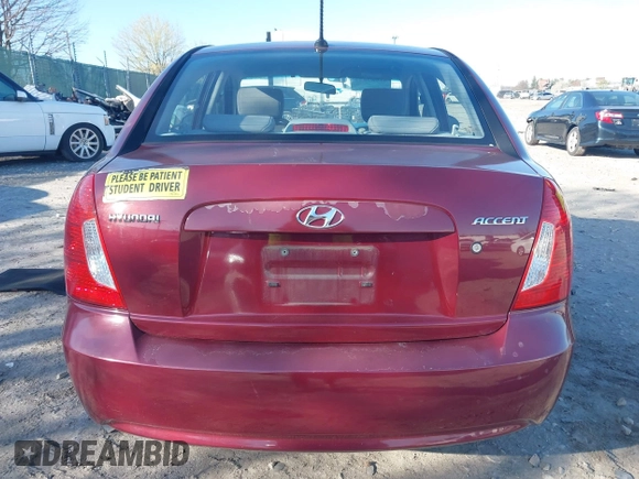 2008 Hyundai Accent GLS with VIN KMHCN46C08U277111, listed as a IAAI auction lot 41982677 with 125,570 mi miles. Bid and sale history available at carsss.com. Image 15.