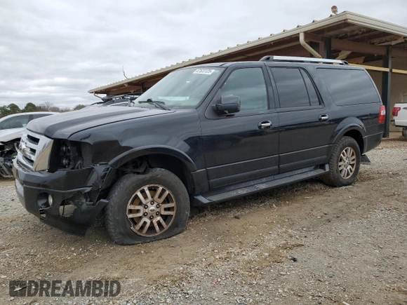 2012 Ford Expedition Max Limited with VIN 1FMJK2A52CEF00863, listed as a Copart auction lot 47523125 with 187,842 mi miles and Salvage title. Bid and sale history available at DreamBid. Image 1.