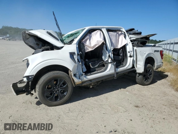 2023 Ford F-150 XL with VIN 1FTFW1E81PFA55626, listed as a Copart auction lot 52630525 with 0 mi miles and Salvage Title. Bid and sale history available at carsss.com. Image 1.