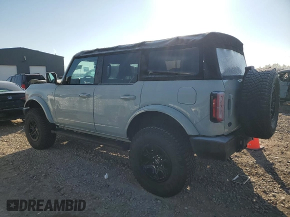 2021 Ford Bronco with VIN 1FMDE5DH6MLB02483, listed as a Copart auction lot 42617245 with 20,306 mi miles and Salvage title. Bid and sale history available at DreamBid. Image 2.