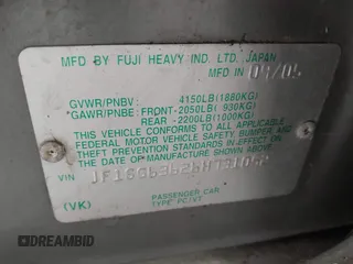 2006 Subaru Forester X с VIN JF1SG63626H731052, выставлен на аукционе IAAI как лот 42375380 с пробегом 64 368 миль миль и . История ставок и продаж доступна на DreamBid. Изображение 9.