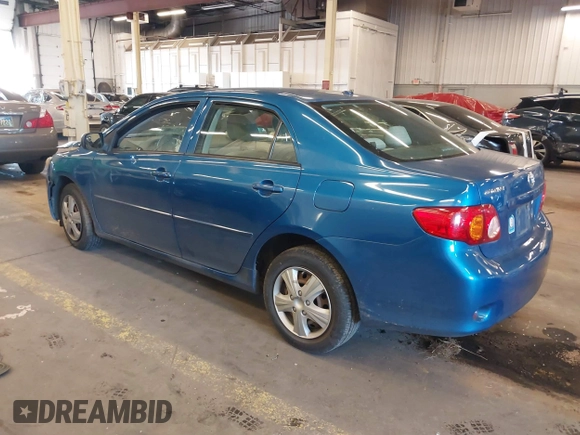 2009 Toyota Corolla with VIN 1NXBU40E19Z027256, listed as a IAAI auction lot 41383298 with 221,545 mi miles. Bid and sale history available at carsss.com. Image 3.